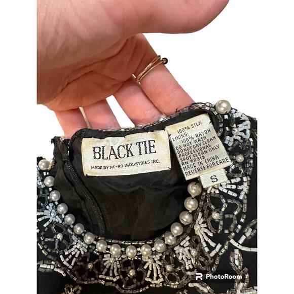 Vintage Silk Embellished Shirt - Picture 7 of 8